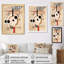 Décoration murale beige géométrie en mouvement IV - formes abstraites-919243625-919243633