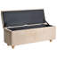 Fabric Upholstered Storage Bench-2049548439