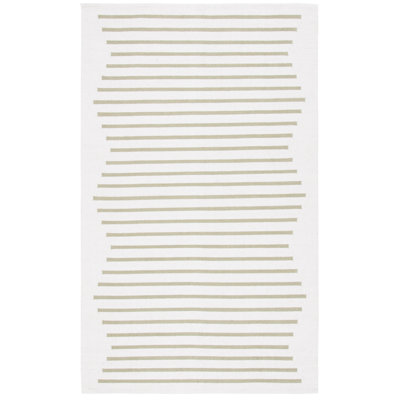 Tapis rayé en coton tissé à la main Estuardo