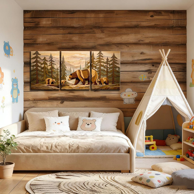 3 Piece Wrapped Canvas Print