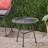 Modern Grey Side Table With And Tempered Glass Top Shatterproof