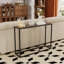 Console polyvalente pour l'entrée, le couloir et le salon, avec habillage haut de gamme et design industriel