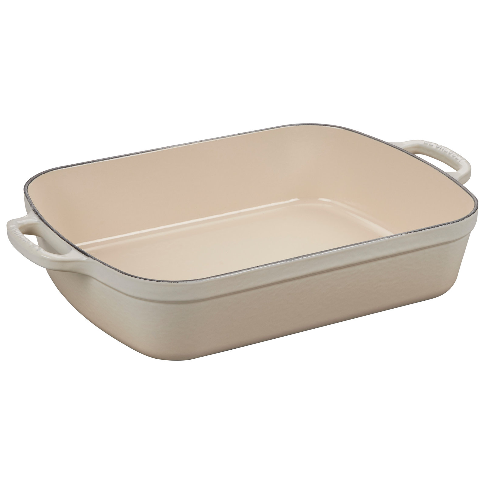 Le Creuset Signature Enameled Cast Iron Roaster, 5.25 qt., Meringue