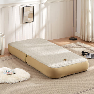 Matelas gonflable simple, lit gonflable portatif pour enfants et adultes avec pompe électrique, pour voyage, camping, soirée pyjama, maison