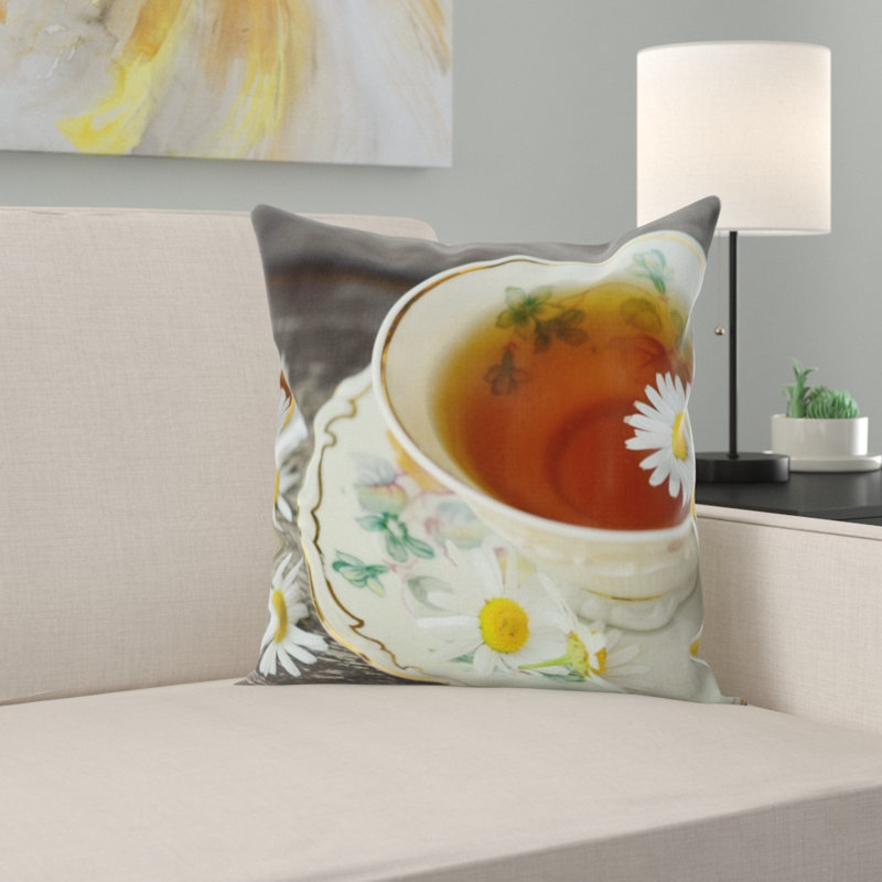 Coussin décoratif en tasse