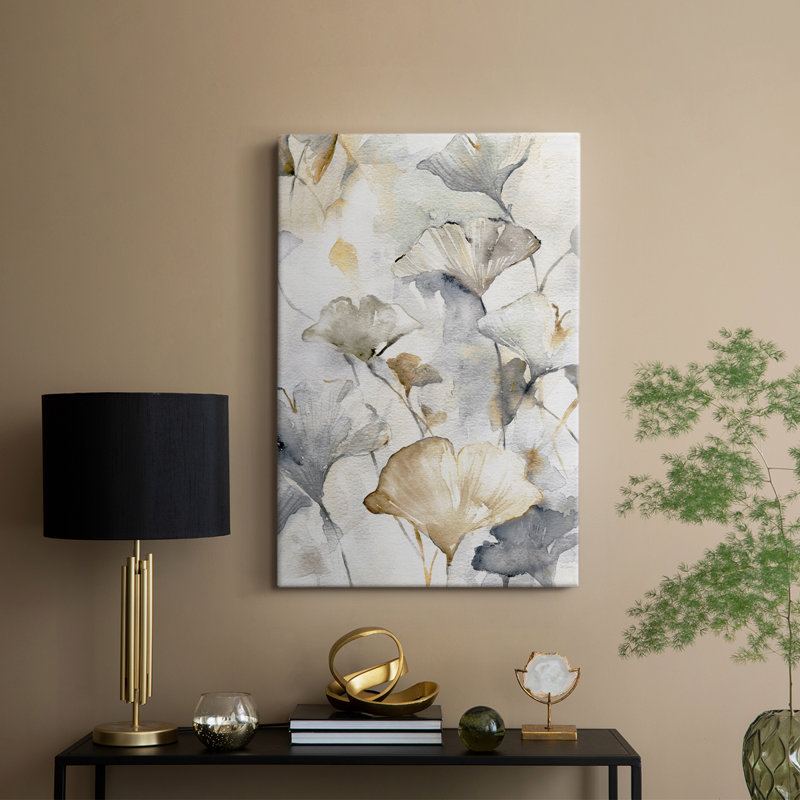 Gracieusement Ginkgo II - galerie Cavas personnalisée, H 18 po x l 12 po