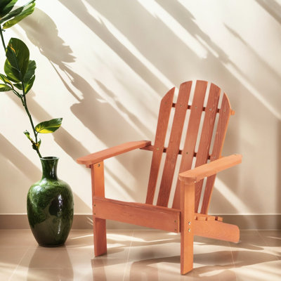 Wooden Garden Indoor Chair, Natural , Comfortable Seat For 3 - 10, Solid Wood Hemlock, Safe Outdoor, Easy Assembly, 19.5"D X 19"W 24"H, 80 Lbs Capacity Chair Made Of Wood, Flat Seat, Designed 10 Year