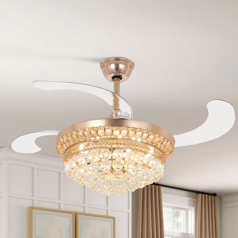 Faruq 42'' Ceiling Fan with LED Lights