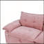 Canapé-lit convertible en velours de 73 pouces avec canapé-lit et matelas escamotable-1214033648