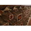 Tapis brun / beige en laine noué à la main de conception unique 8 pi 3 po x 9 pi 9 po New Age