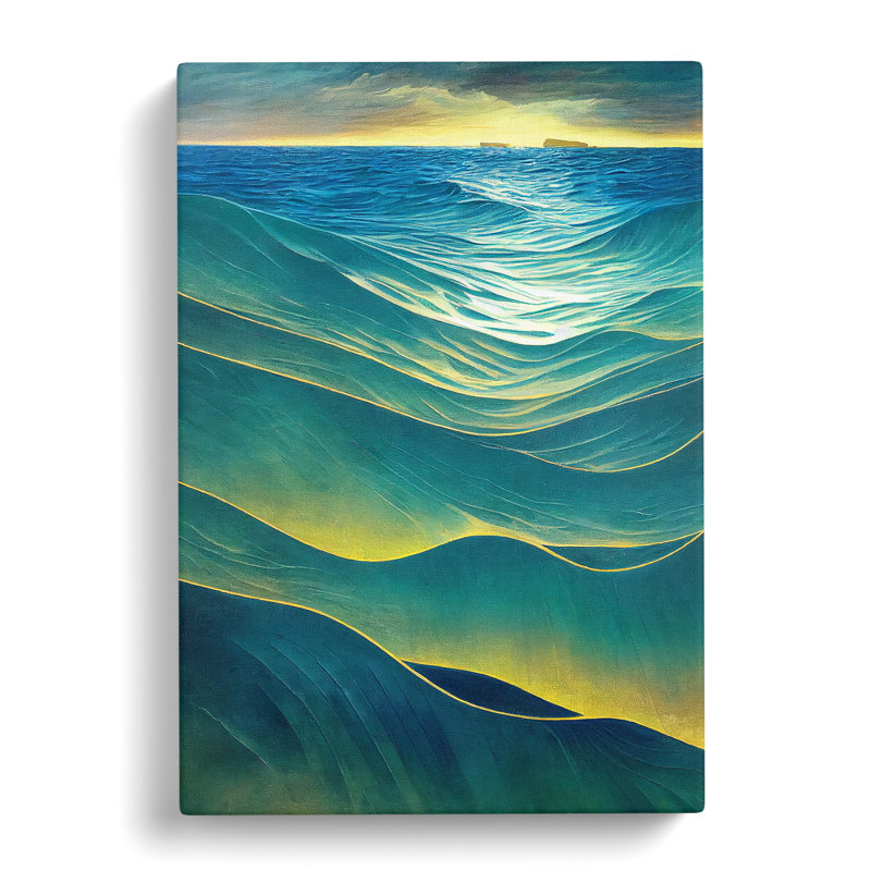 Seascape Abstract Vol.1 - Wrapped Canvas Print, 50cm H x 35cm W x 3cm D