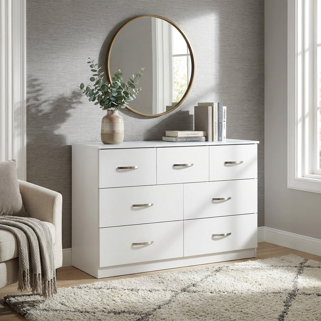 Paddington 120cm W 7 - Drawer Chest of Drawers