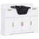 Shampoo Sink with Storage Cabinet and Drawer, Backwash Shampoo Bowl with Sprayer for Barber Salon Shop