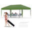 Pop Up Gazebo Canopy Tent, 210D UV-Resistant Oxford Fabric, Rust-Proof Frame with 3 Adjustable Heights, Quick Setup Outdoor Shelter with Full Accessories-129589821-129589828