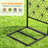 7.5Ft  Iron Arch Garden Arbor