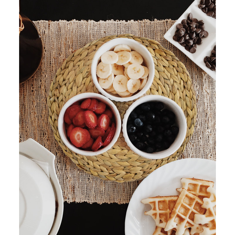 Richon Wicker Solid Colour Round Placemat