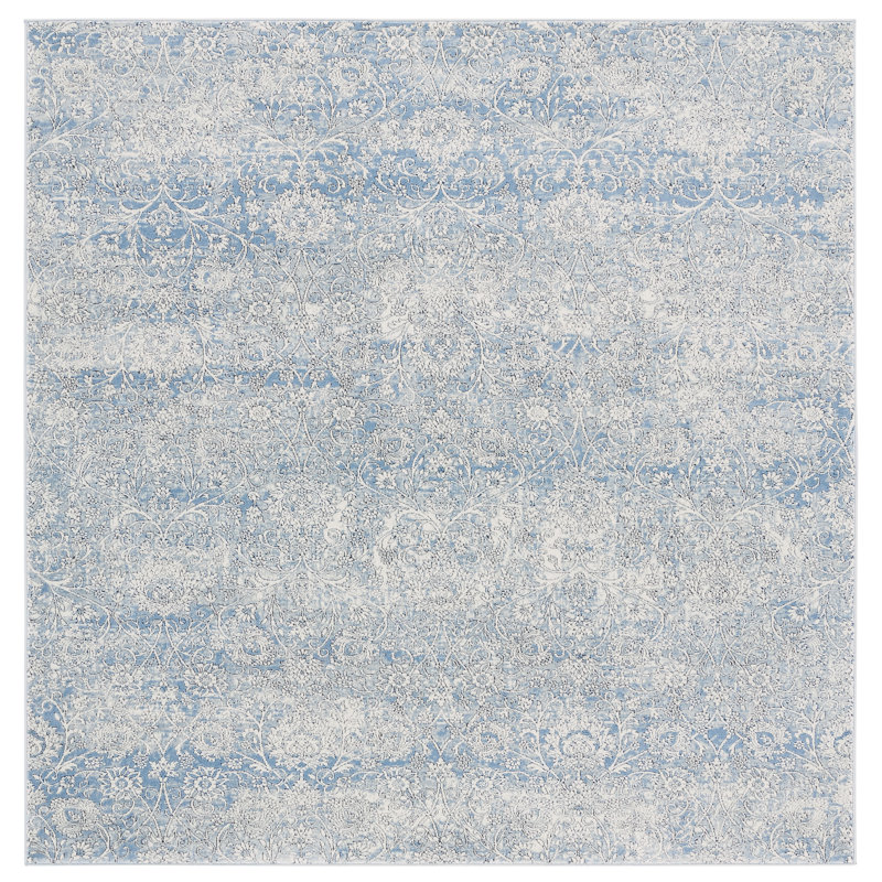 Spicer Performance Oriental Rug, Square 6'7"