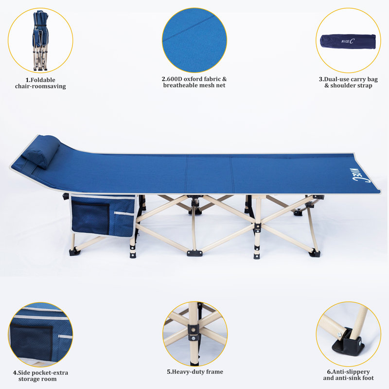 Cot, Blue