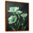 Toile avec cadre flottant brun