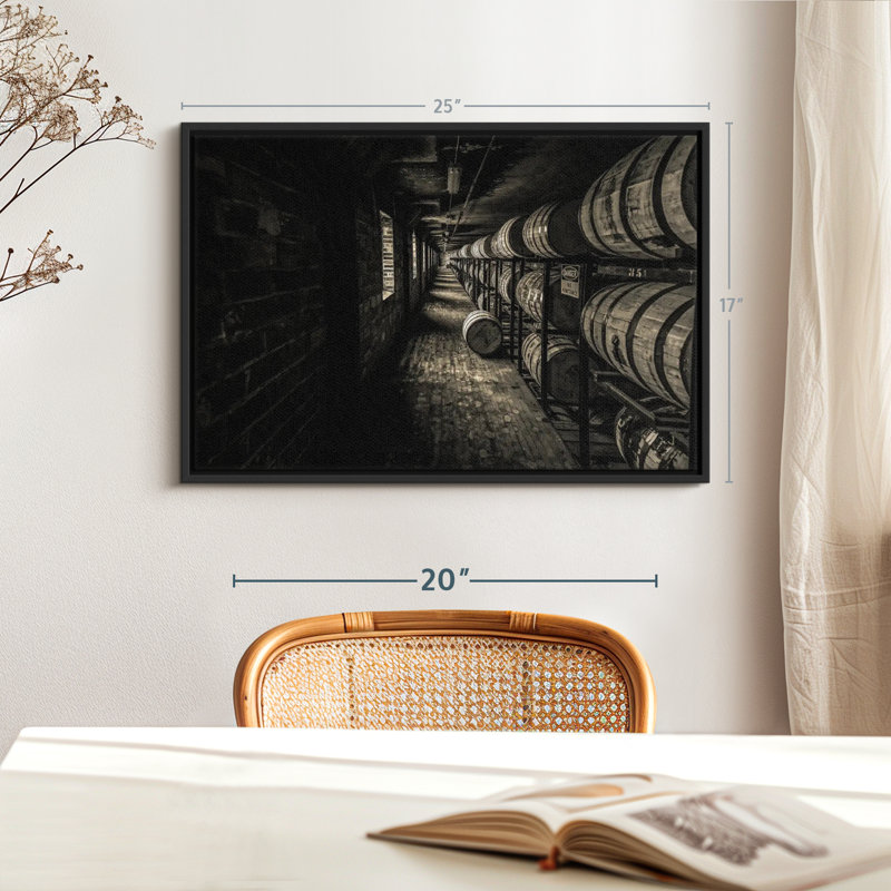 " Whiskey Cellar " Print, 25" H x 17" W