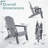 Foldable Outdoor Adirondack Chair-1260265390