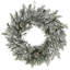 Pine Cones And Berries Flocked Pine Artificial Christmas Wreath - 20" - Unlit