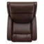 Fauteuil inclinable électrique pivotant en cuir véritable Cindina Louisa (ensemble de 2)-121418878