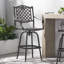 TABOURET DE BAR EN FONTE D'ALUMINUM