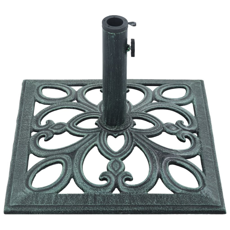 Tabitha 12kg Cast Iron Free Standing Umbrella Base, Green