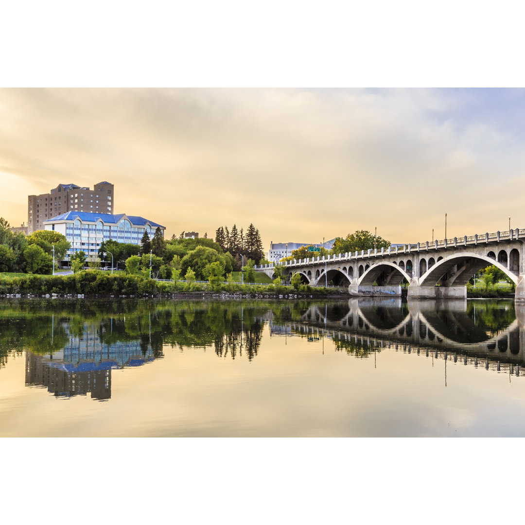 Sonnenuntergang über Saskatoon - Kunstdrucke auf Leinwand - Wrapped Canvas