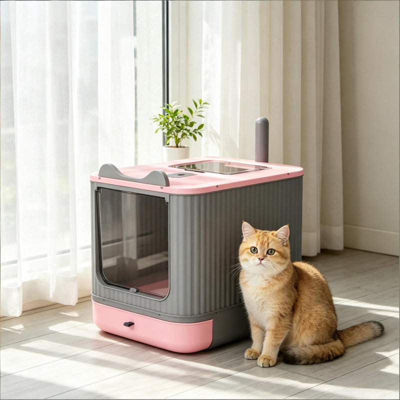 Jacobee avec plateau coulissant, Noir + gris, rose