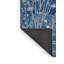 Tapis bleu soyeux et moelleux-601789427