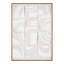Abstract and STEM Framed Textual Art Canvas