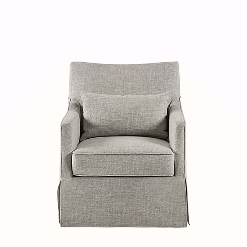 Skirted Swivel Chair