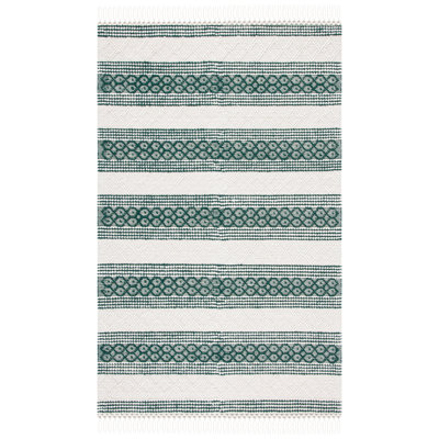 Tapis rayé en laine Natura