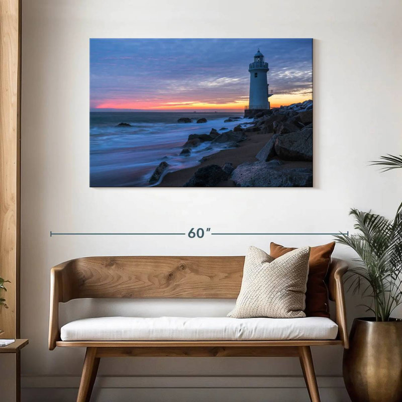 Paysage de phare Aletra, H 30 po x l 45 po