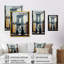 Deux chats dans la ville II - reproduction sur toile-86808004-86808003