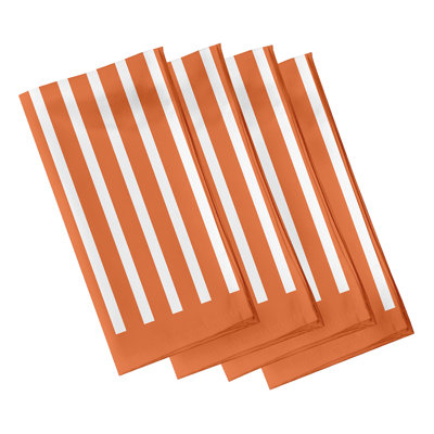 Bartow Polyester Striped Square Napkin