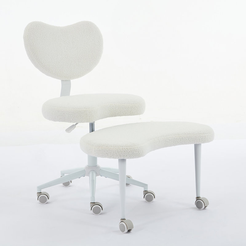 Chaise de méditation Plus, chaise à pieds croisés avec roulettes, chaise TDAH, chaise de bureau Criss