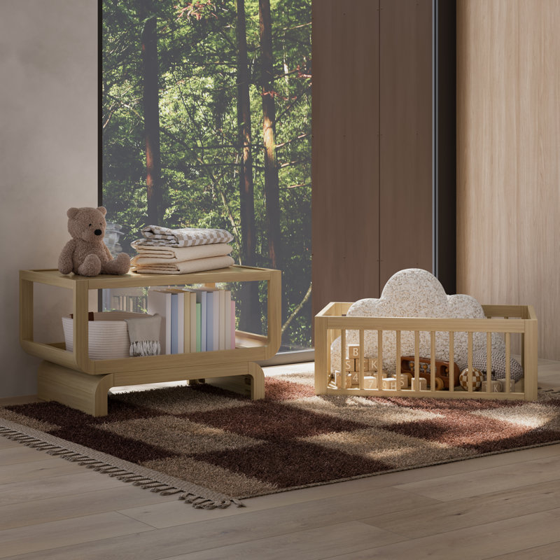 Santorini Deluxe Convertible Bassinet, Driftwood