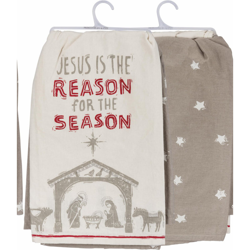 Faithful Feast Decorative Kitchen Towels - Set of 2