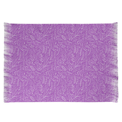 Tapis de zone mauve à motif floral ditsy classic Mcguigan