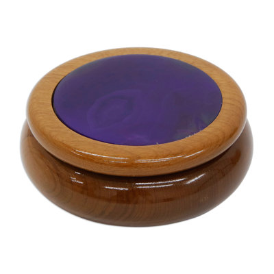 Boîte à bijoux artisanale en agate