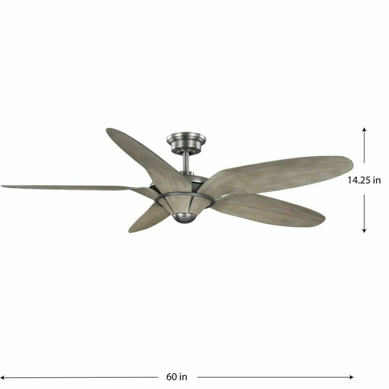 Mesilla 60'' Ceiling Fan, Antique Nickel