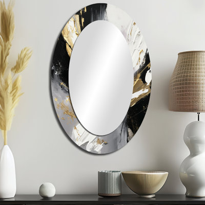 Mystery Awakening V - Miroir mural moderne ovale