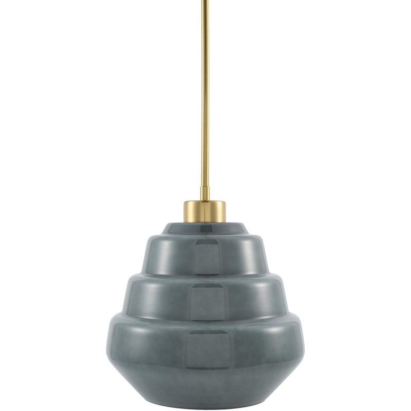 Luminaire suspendu Feller, Bleu glacier