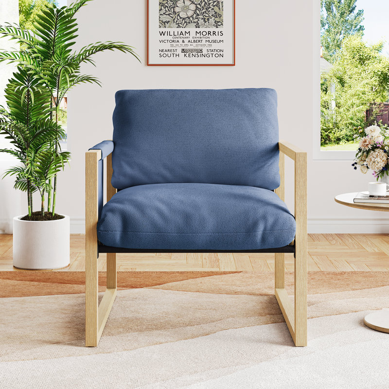 Saroya Upholstered Armchair, Gray