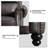 34.6" Wide Classic and Overstuffed Soft Pushback Recliner with Rivet-664635399
