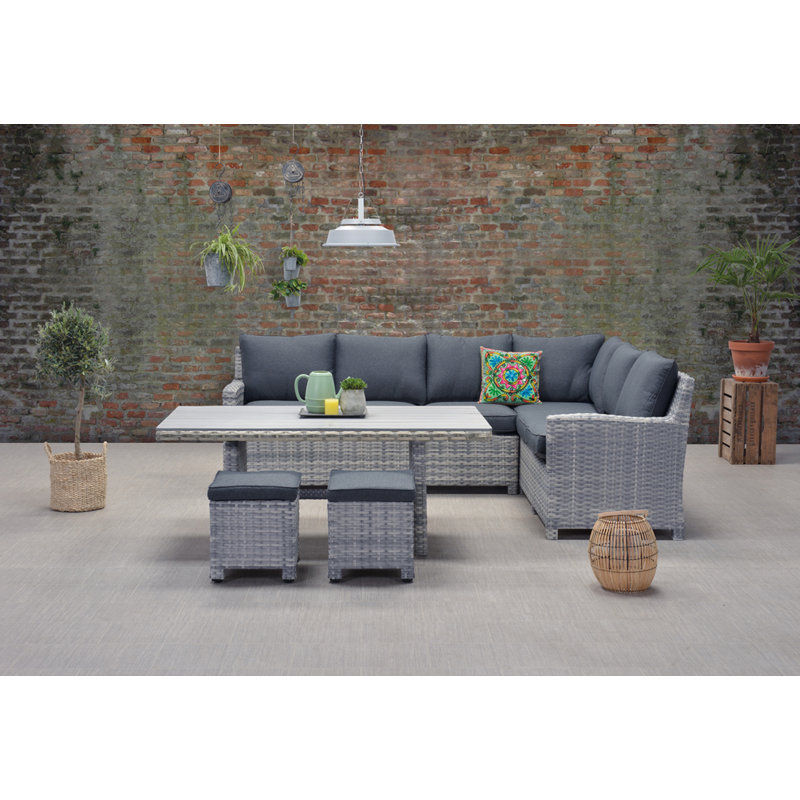 Marche 8 Seater Rattan Corner Sofa Set