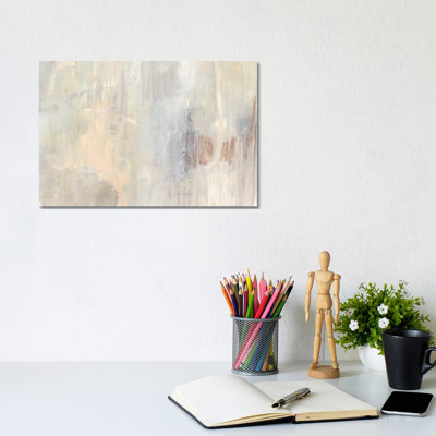 Barely Blush II - reproduction d'art murale - toile tendue